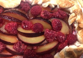 Raspberry Plum Galette
